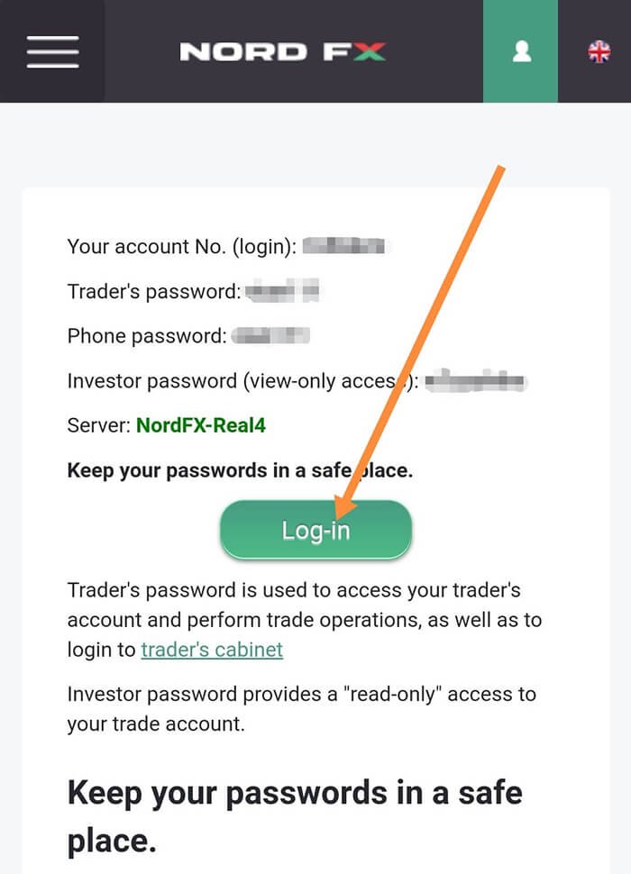 Fig. 4 - Login and Password_CN