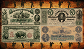 该图展示了 1792 年的《铸币法案》，该法案确立了美元作为国家官方货币的地位。